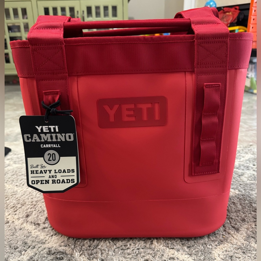 Yeti Camino 20 carryall red rescue color NWT